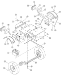 Frame - Ce Compliant Diagram and Parts List for SC5720B 5VJAA0010BW002960 Bear Cat Chipper Shredder